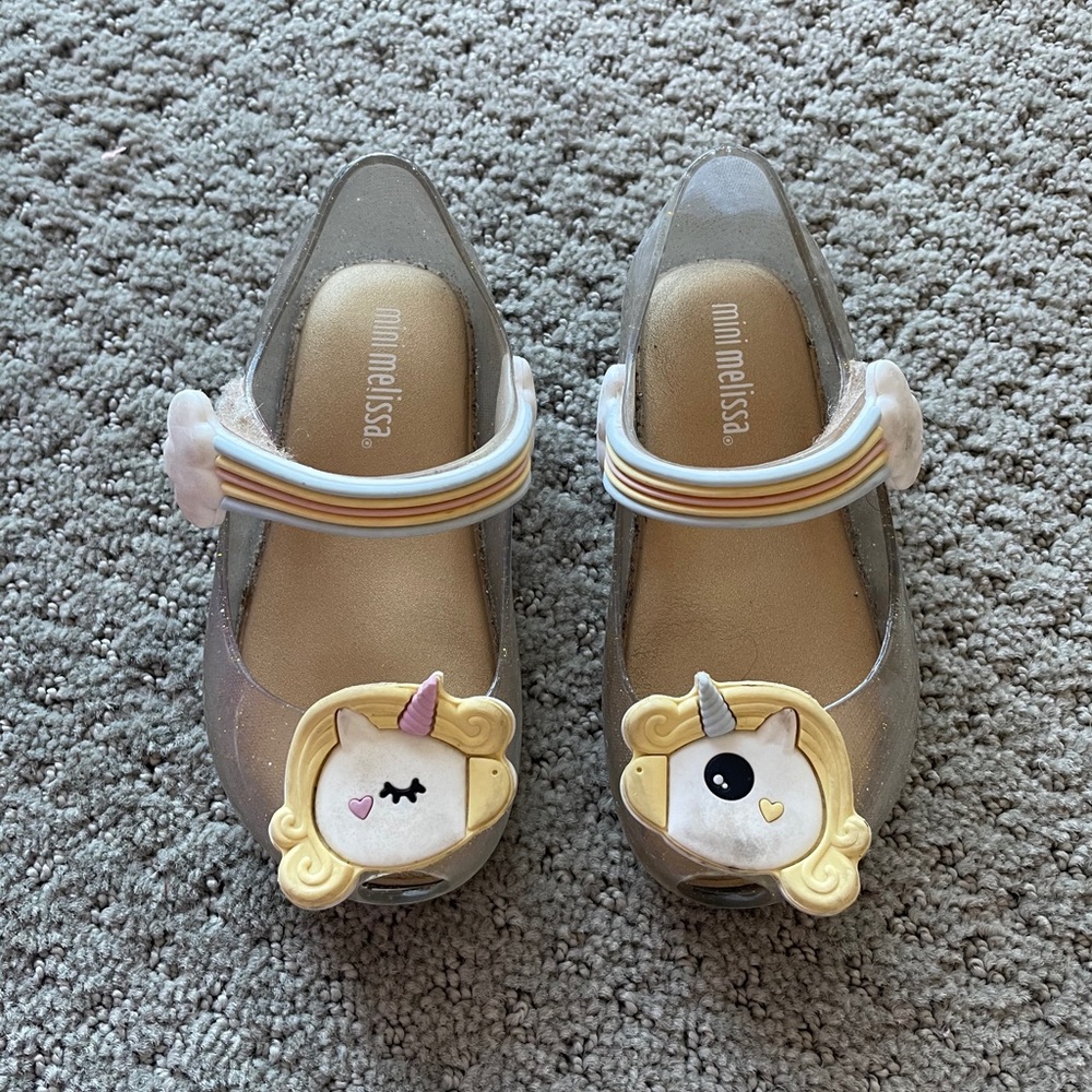 Mini Melissa unicorn shoes